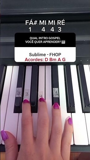 Quer aprender a tocar Sublime no Teclado? Comente TUTORIAL que te envio o vídeo completo ⬇️