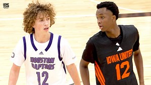 Houston Raptors and Nelson Neumann vs Iowa United 15u match up at Adidas 3SSB Session 2 | Home Team Hoops
