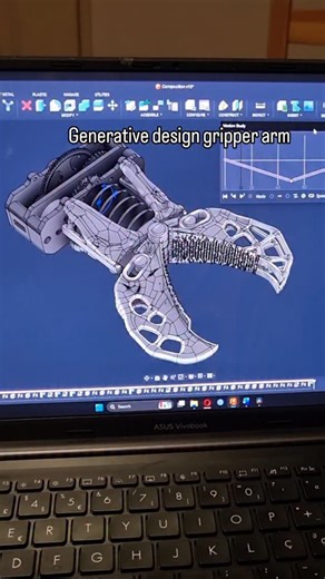 Manafish ROV on Instagram: "20+ hours of CAD went into this... All the 3d-models seen in this video were made with @adskfusion. If you want to make your own 3D-printed underwater drone like the one on the video, you can! We need beta testers for a kit we are making with all the components to make one, link in bio! How i made this gripper arm: 1. I started by deciding what gear transmission was necessary in the gearbox to get a gripper that was strong but did not close too slowly - decided to go