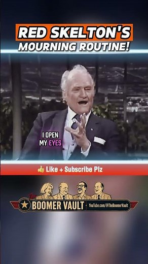 Red Skelton Reveals His 65+ Morning Routine to Johnny Carson 😂 #Shorts #ClassicComedy