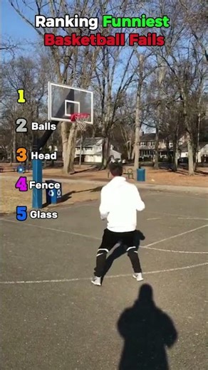 Ranking Funniest Basketball Fails #shorts