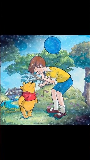 Colour with me scene from Winnie the Pooh in Happy Color App #art #happy #digitalart #drawing #fun