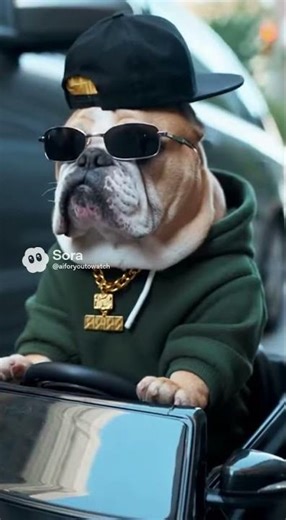 Why Is This Dog Driving a Toy Car in Traffic?! 🚗🐶