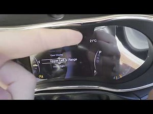 JEEP Grand Cherokee IV – How to Change Instrument Cluster Style