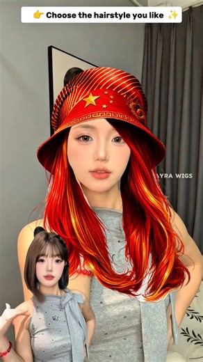 🇨🇳 Red & Gold Magic! Stunning Hair Transformation ✨ #shorts #china #hairgoals #viral