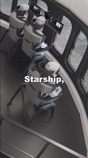 SpaceX Reveals Stunning Interior of Its Lunar Starship