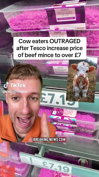 Tesco Price Hike: Cow Eaters Outraged Over Beef Mince Costs