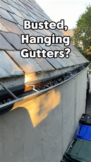 How to fix broken gutter systems #diy #homerepair #gutters
