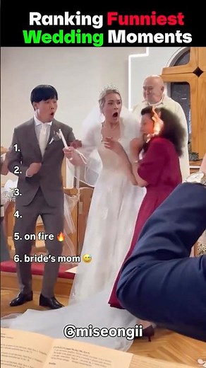 Ranking Funniest Wedding Moments