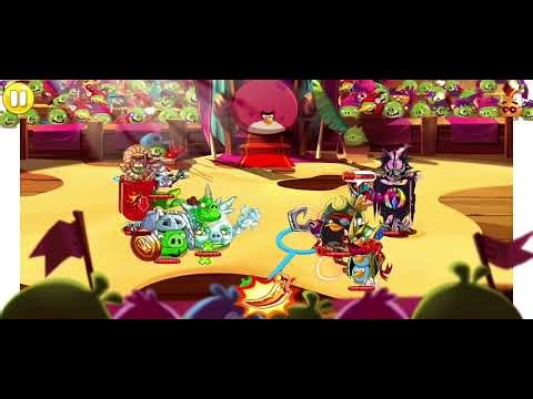 Angry birds epic PVP arena, but I used Alpha pig till I quit cuz is endless