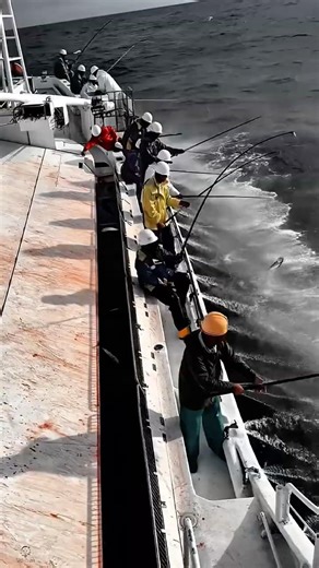 Sea Fishing Work Tool Using Manual Line Fishing Method #worktool