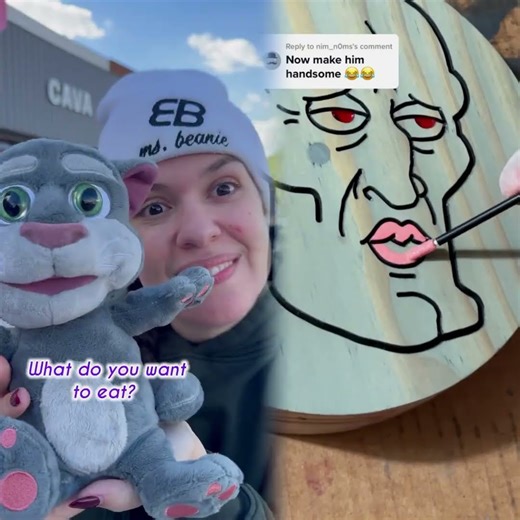 SAY HI TO TALKING TOM #msbeanie