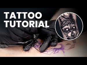 How to Tattoo Blackwork Illustration with Alex Underwood | Tattoo Tutorial