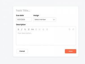 Task dialog box concept