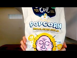 Taste Testing the Delectable LesserEvil Himalayan Gold Popcorn!