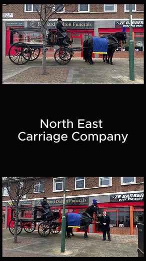 North East Carriage Company working along side #richarddaltonfunerals South Shields 💙🙏 | Denis Hazon New
