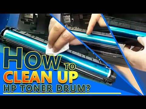 How to clean HP Tonner drum || HP Toner collection unit
