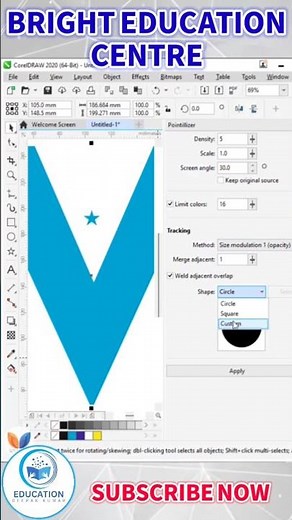 Corel Draw New pattern #coreldraw #tranding #viral #shorts