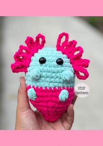 No Sew Chunky Axolotl Crochet Pattern: Amigurumi Plush Doll (PDF Download) - Etsy