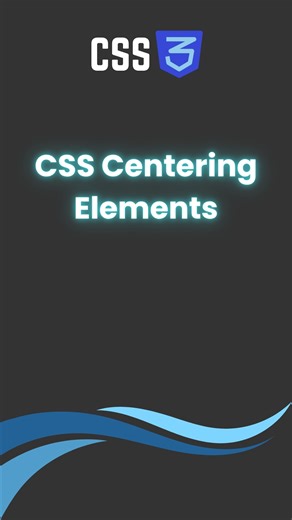 script_ish on Instagram: "CSS Centering Elements CSS Centering Elements explains how to center elements smoothly using margin auto for horizontal alignment and Grid for precise two-axis positioning. Follow for more web dev tips & tech explainers! #script_ish #learntocode #shortsfeed #TechTok #frontend #webdesign #Shorts #webdevelopment #CSS #Centering #align #css3"