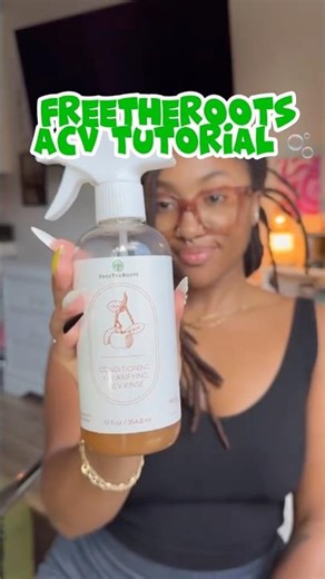 ACV tutorial for locs 🍎 #locs #locjourney #naturalhair #shorts #detox #afrohair #haircare