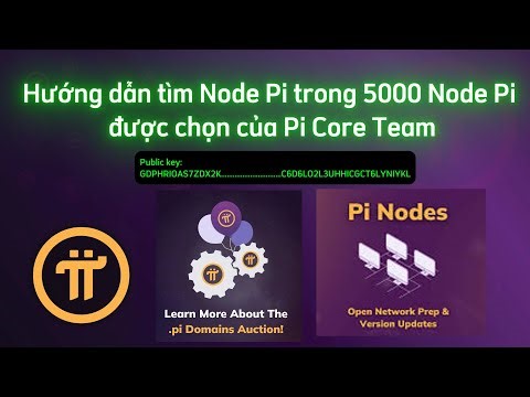 Hướng dẫn tìm Node Pi trong 5000 Node Pi được chọn của Pi Core Team