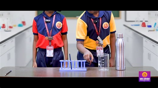 SRI KRISH INTERNATIONAL SCHOOL on Instagram: "🎉 Grade 3 Refraction Magic: Pencils behind water flip colors! ✨ Watch our junior scientists explain the science in a fun experiment! Perfect for curious kids and teachers. #Grade3Science #Refraction #ScienceMagic #STEMforkids"