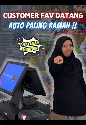 Customer favorit datang auto paling ramah #aplikasikasir #aplikasikasirmurah #kontenhiburan #ipos5 #aftersales