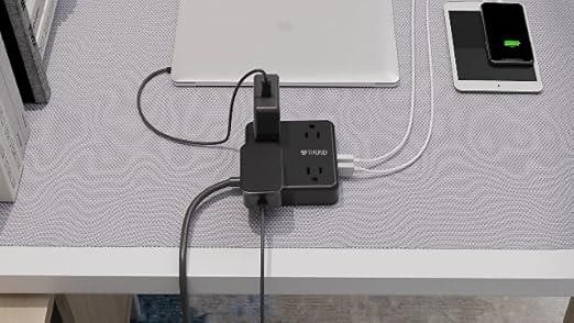 TROND Prime Z 10FT Surge Protector Power Strip Black