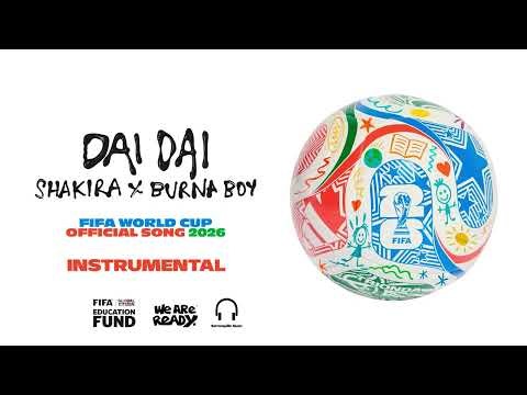 Dai Dai - Shakira, Burna Boy (Instrumental Official)