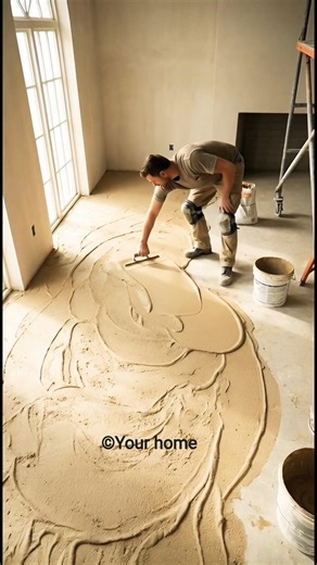 From Sand to Stunning Koi Fish 3D Epoxy Floor 😍 | Luxury Floor Transformation