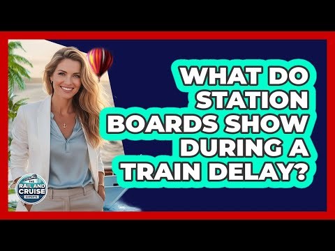 What Do Station Boards Show During A Train Delay?
