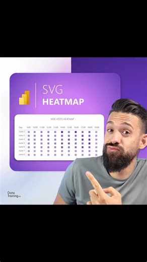 Bas Dohmen on Instagram: "Heatmap visual in Power BI #heatmap #svg #powerbi"