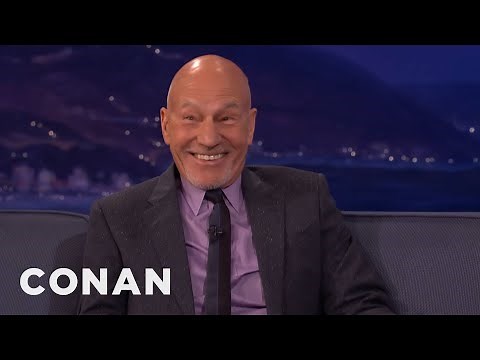 Sir Patrick Stewart: Seth McFarlane Geeked Out Meeting The “Next Generation” Cast | CONAN on TBS