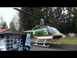 More Visiting in the Jet Ranger - with two turbine starts and a shutdown