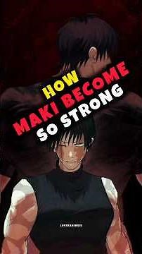 👉 How Maki Became As Strong As Toji 😈 | JJK S3 #anime