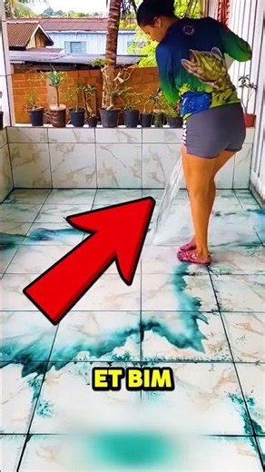 Magic tile cleaning!