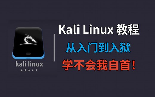 Kali最新教程（小学生都能听懂）从零基础开始学kali linux，从入门到入狱，学不会我自首！！！