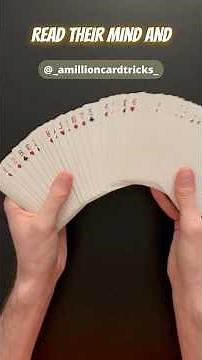 Learn An EASY Mentalism Card Trick! - Tutorial #magic #tricks #tutorial
