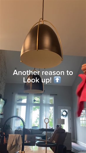 crystalclean.world on Instagram: "Another reason to actually look up while cleaning… my kitchen island lights were dusty dusty 😬 Imagine having people over and this being what they see. Nope. Fixed it ✨ #cleaningmotivation #realcleaning #deepcleaning #kitchencleaning #cleaningtips"