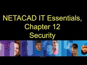 Cisco NETACAD IT Essentials, Chapter 12, Security