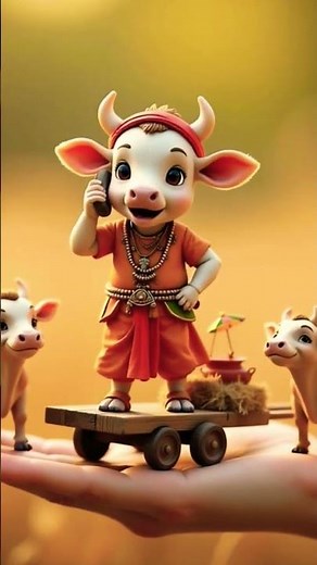 Two Little Cows Funny Conversation 🐮😂 | Best Friends Talking | Cute Cow Animation