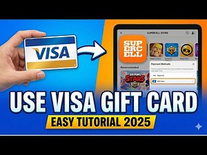 HOW TO Use a Visa Gift Card on the Supercell Store (Clash of Clans & More)