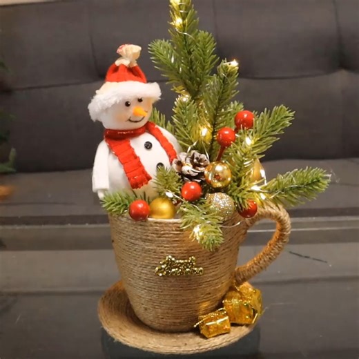 DIY snowman Christmas cup | Life and Fun Story