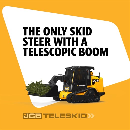 It’s wild what you can do with the only telescoping skid steer on the market. Lift higher, reach further, and dig deeper. | JCB | Facebook