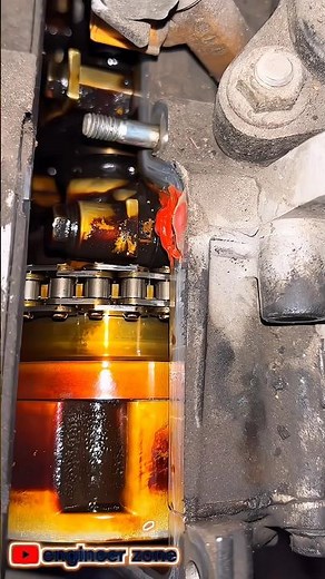 Engine Timing Area Full of Sludge! Real Inside View 🔧 #Enginerepair #shorts