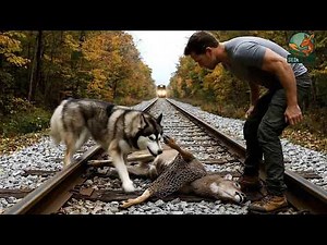 Deer Caught in Net on Railway! Heart-Stopping Rescue Seconds Before Train Hits | Wildlife Rescue