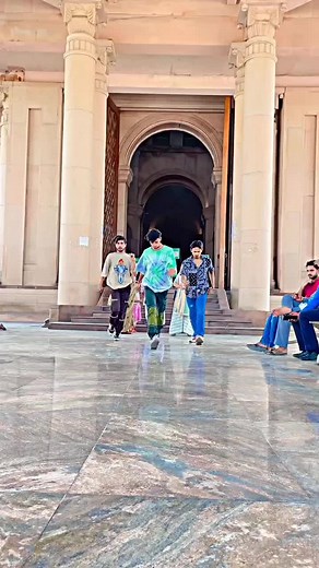 Outdoor Dance Performance with Classical Architecture