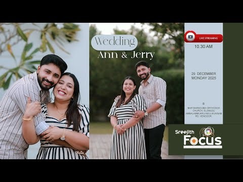 WEDDING CEREMONY OF ANN & JERRY #wedding | SREEJITH FOCUS