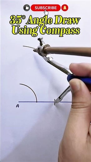 Draw 35° Degree Angle